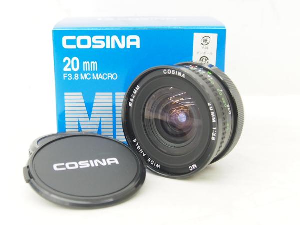 COSINA レンズ 20mm　F3.8 MC WIDE ANGLE ▽ 424F5-8