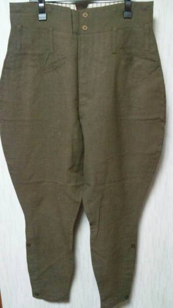 75未使用日本陸軍将校用『三式 短袴』美品