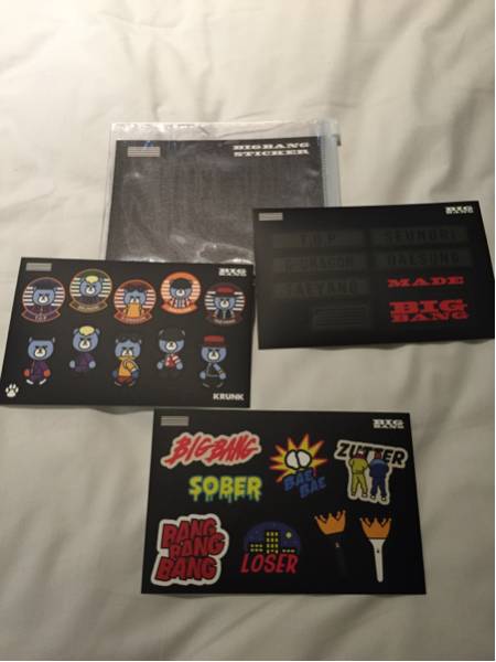 BIGBANG World Tour MADE Final in Seiul 公式ステッカー