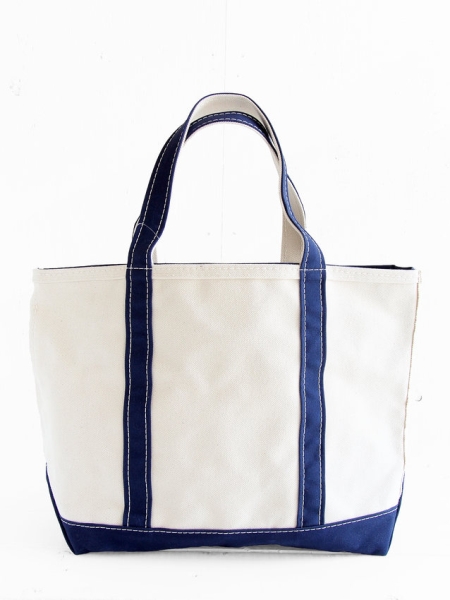 L.L.Bean・オープントップ トートバック(S)ネイビー