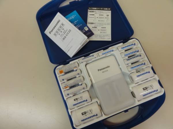 386N■パナソニック　エネループ　充電器セット　BQ-CC22 ■