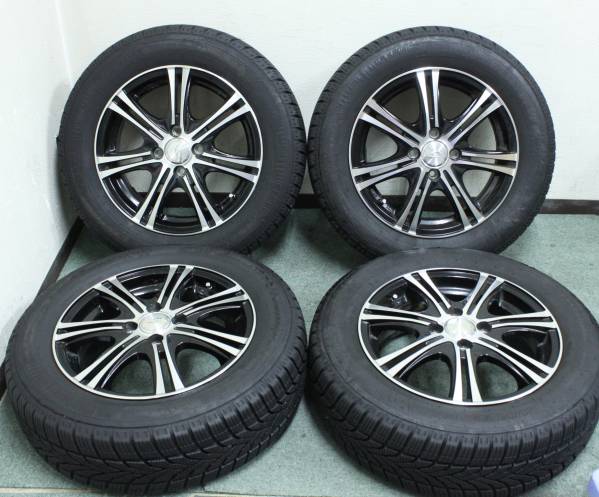 バリ山 スタッドレス アルミホイール 185/65R15 フリード 引取限定東京 ホンダ系*フリード 185/65R15 アルミスタッドレス*バリ山* アルミ