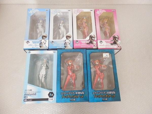 ■処分 エヴァ 一番くじ他 アスカ，レイ A賞，B賞 等[梱0.5]