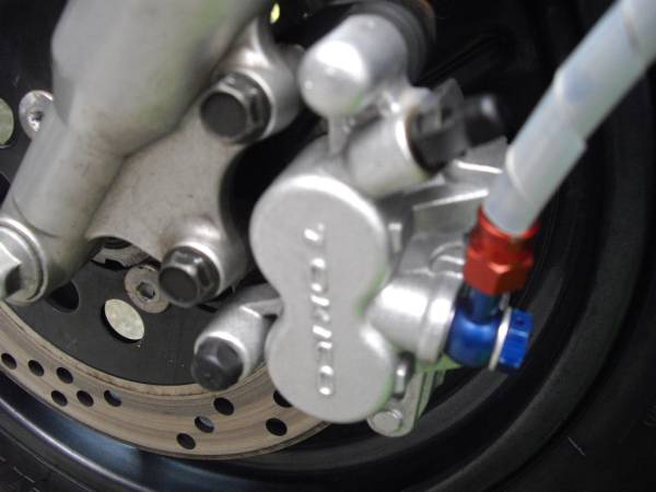 中古 2ポッド ブレーキ強化キャリパー KSR2 KSR80 KDX125SR PAD