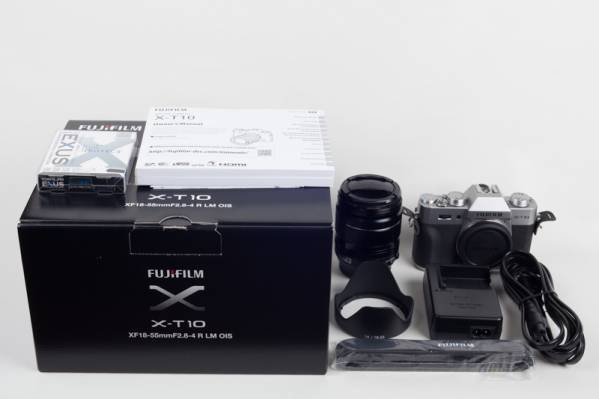 FUJIFILM X-T10 レンズキット シルバー ミラーレス おまけ付き