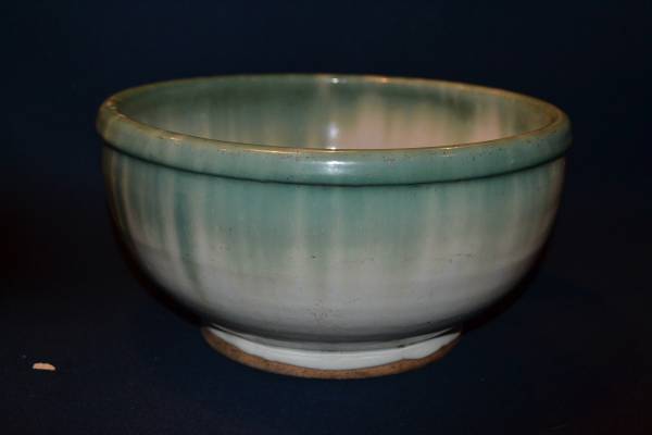 M12【松代焼】こね鉢 古松代焼 真田 長野 29㎝ 稀少 工芸品 陶磁一般
