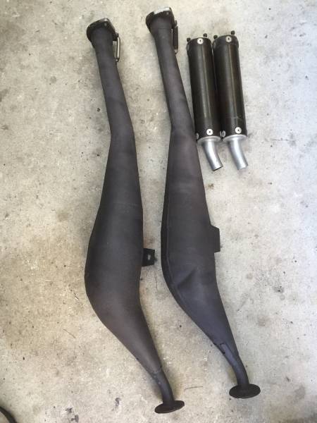 SP忠男 ジャッカルチャンバー 後方排気 89 TZR250 3MA(マフラー本体