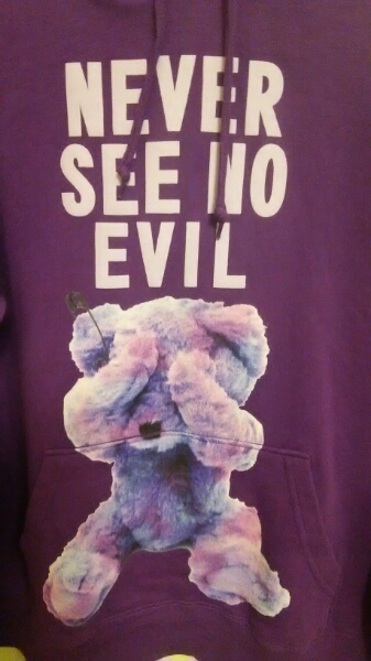 MILKBOYNEVER SEE NO EVILくま☆テディベア☆パーカー MILKBOYNEVER SEE NO EVILくま☆テディベア☆パーカー