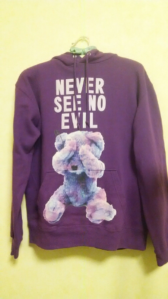 MILKBOYNEVER SEE NO EVILくま☆テディベア☆パーカー MILKBOYNEVER SEE NO EVILくま☆テディベア☆パーカー