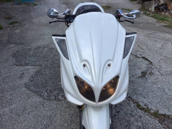 マジェスティ 250 白エナメルシート ヤマハ マジェスティC 割りと綺麗 