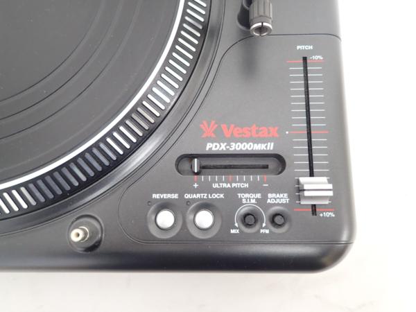 Vestax　ターンテーブル　PDX-3000MK2 ▲ 42871-3