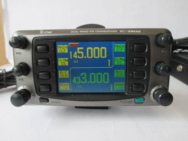 ICOM　IC-2800　144/430MHz　FMデュアルバンダー　動作品