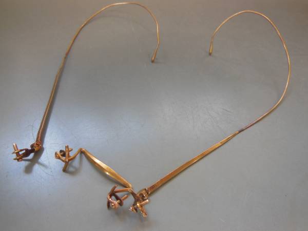 うぶ品　K20刻印　眼鏡フレーム　つぶし　６，９ｇ