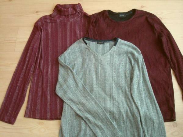 MALE＆Co★カットソー3枚セットLLサイズ★メイル＆コー