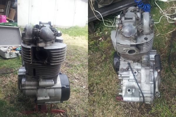 純正 エンジン SR400 2H6 1JR