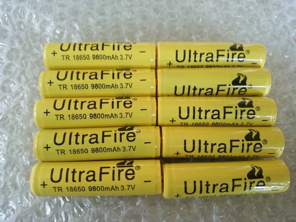 送料180円★18650充電池即決特価祭り開催♪9800mah☆10本セット