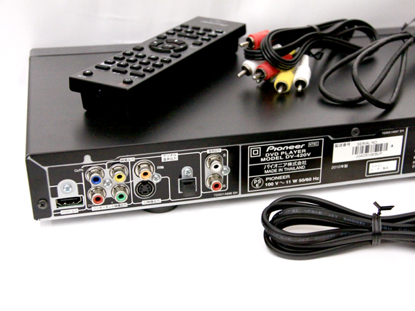 DVDプレーヤー DV-420V 希少 海外製dvd再生 パイオニア、HDMI&USB端子