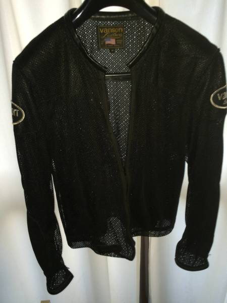 バンソン製メッシュライダースジャケットＭサイズ