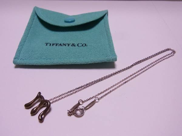 TIFFANY】ティファニー イニシャル M ネックレス シルバー925
