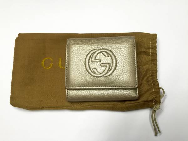 GUCCI　　グッチ　　財布　　三つ折財布　　ソーホー