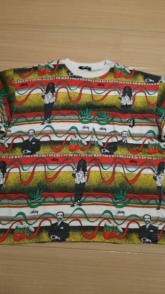 old stussy 黒タグ ボブ・マーリー レーガン オリジナル