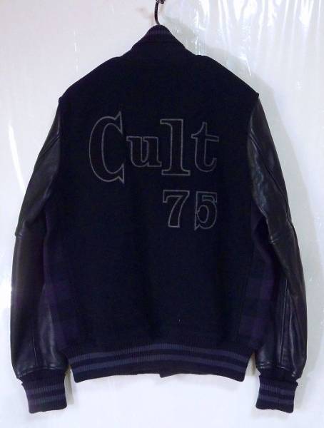 15AW ヒステリックグラマー WOMAN ワッペン レザースタジャンM