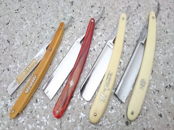 ★理容★西洋剃刀 ヘンケルス 他 まとめて4本 カミソリ 希少 s40