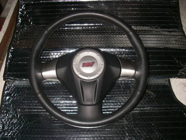 ☆GRB インプレッサ STI 純正 ステアリング 中古 ☆