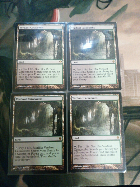 MTG 新緑の地下墓地　英語4枚セット 新緑の地下墓地 英語 4枚セット mtg Verdant Catacombs 新緑の地下