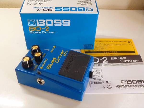 BOSS BD-2W Blues D 技 美品 箱付 ☆BOSS☆BD-2☆ブルースドライバー☆エフェクター☆箱・説明書付 美品