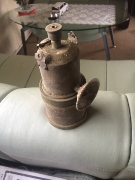 珍品アンティークカーバイトランプ