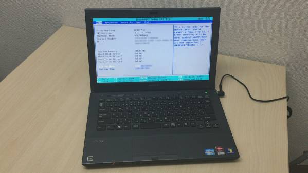 ジャンク SONY VPCSB1AGJ Ci7/Mem4G/SSD256GB/DVD Multi