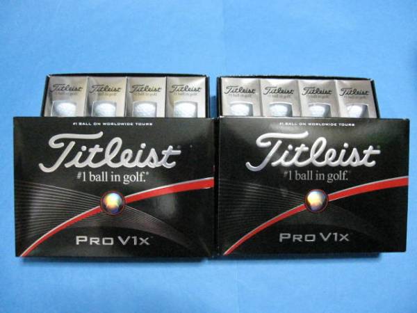 新品【税込価格】タイトリスト　15’new PRO V１x 　 ２ダース