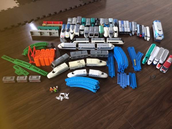 プラレール　電車色々セット　レール　東急Nゲージ　ブーブ　_1