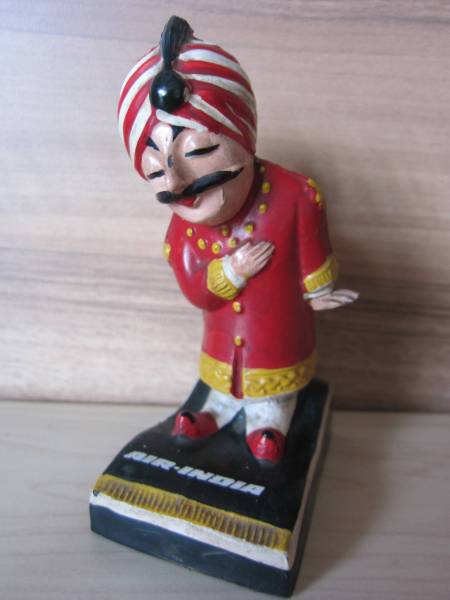 ☆特大□ビンテージ□非売品□ マハラジャくん□Air India □インド