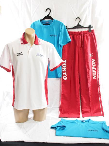 9660S 良品 アシックス 陸上 国体東京都選抜 ウエア 計4着セット