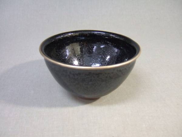 茶道具 西尾香舟作 油滴天目茶碗 - メルカリ 覆輪 市松宝尽し紋 共 抹茶