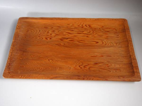 屋久杉　暁山　煎茶盆/茶道具 