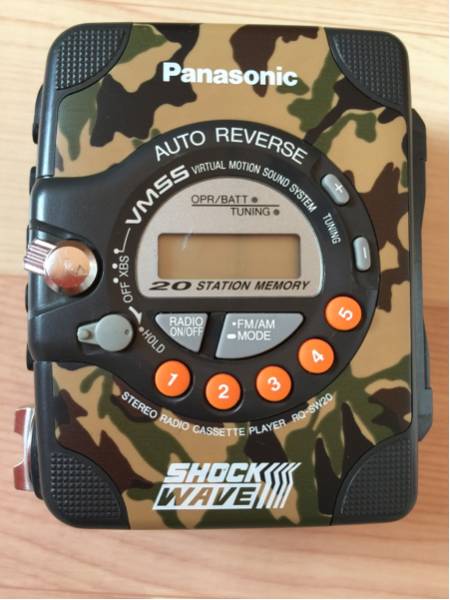 Panasonic カセットプレーヤー SHOCK WAVE RQ-SW20