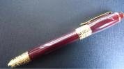 ★人気商品★ モンブラン ダニエル・デフォー万年筆 赤金 美品！