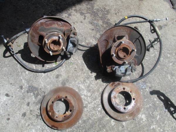 スタリオンA183Aのキャリパー、ローター、ハブ/リア用左右