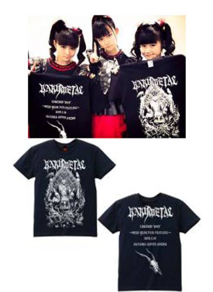 即決有♪「BABYMETAL キツネ様2015Tシャツ」 Lサイズ 新品未開封