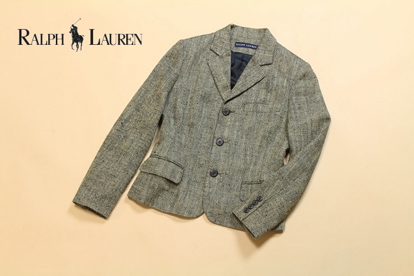 ★RALPH LAUREN/ラルフローレン リネンシルク 3釦 ジャケット 7