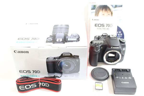 新品級◇Canon キヤノン EOS 70D ボディ◇元箱付き♪ CANON EOS 70D