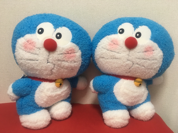 ★ドラえもん ふりむきBIGぬいぐるみ2016 2個セットタグ付★
