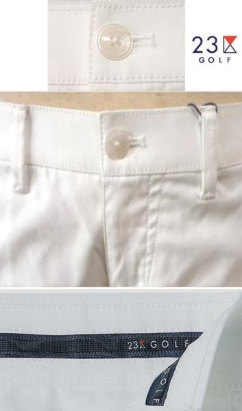 40％OFF オンワード 23区 ストレッチ ハーフパンツ 白　86cm