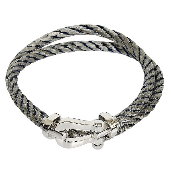 (フレッド)FRED フォース10 2連 ブレスレット K18WG SS 箱ギャラ