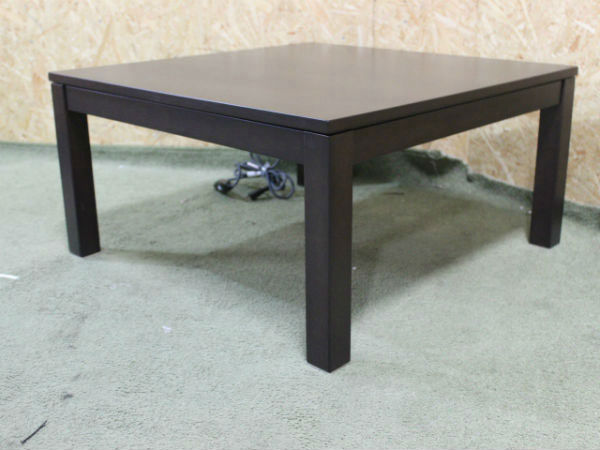 中古 こたつ 無印良品 MKI-758 正方形 75cm タモ材[r+]94470