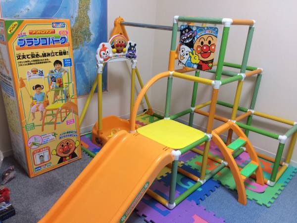 アンパンマンNEWブランコパークDX ジャングルジム 鉄棒 滑り台