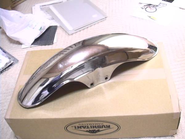 カワサキ Z1 Z2 カワサキ純正 ショートタイプ Fフェンダー カワサキ用